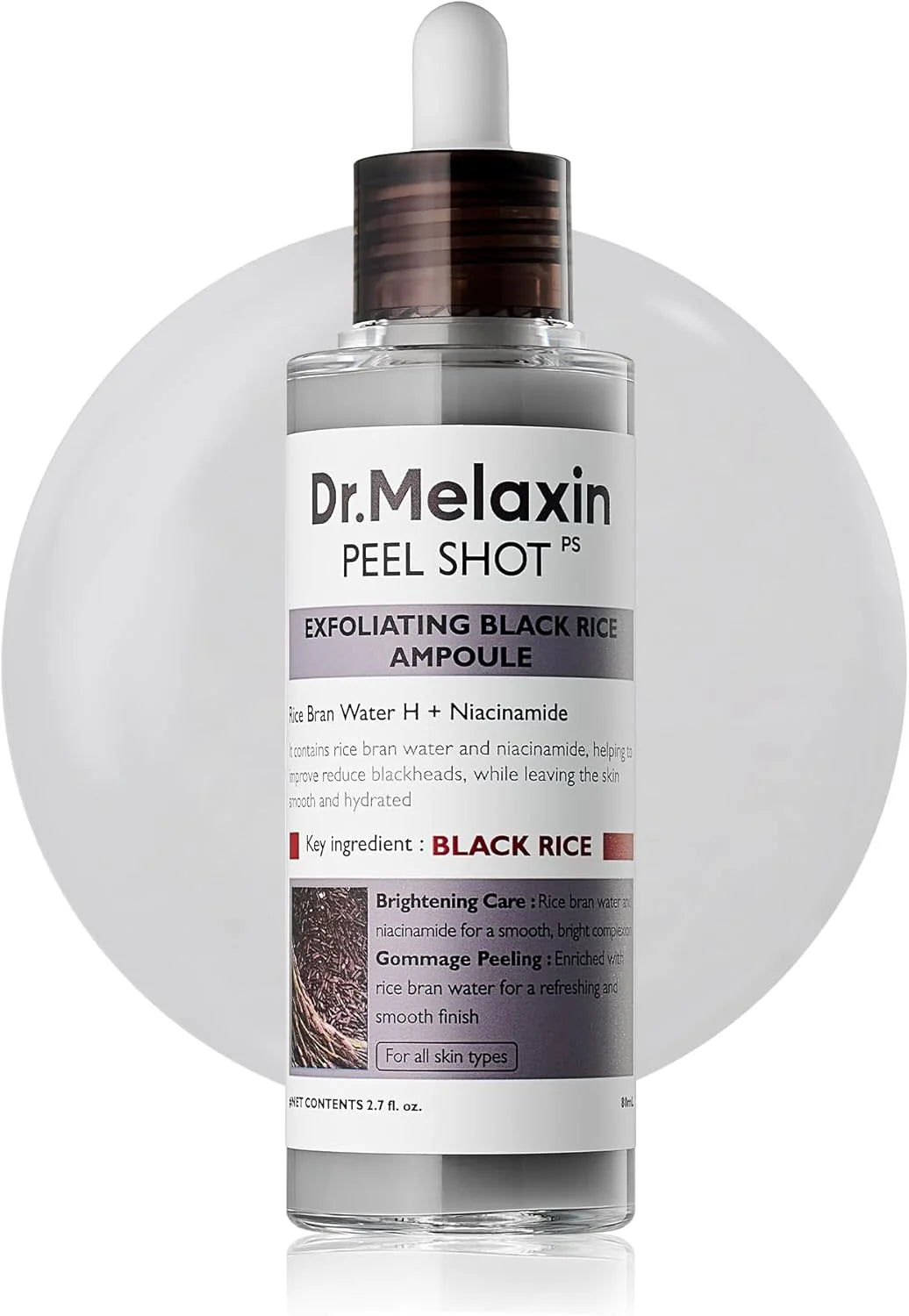 Dr.Melaxin - Peel Shot Exfoliant Black Rice Ampoule